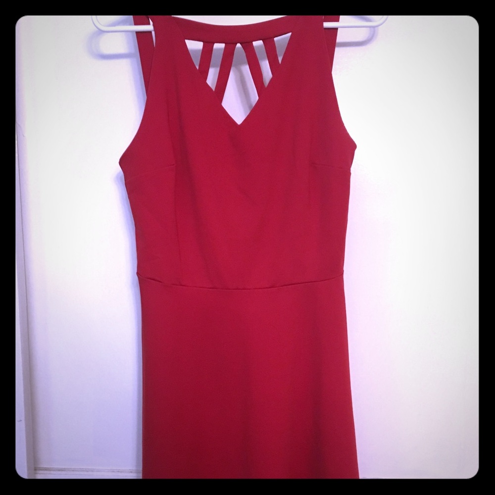 NWT Red Adrienne Vittadini dress